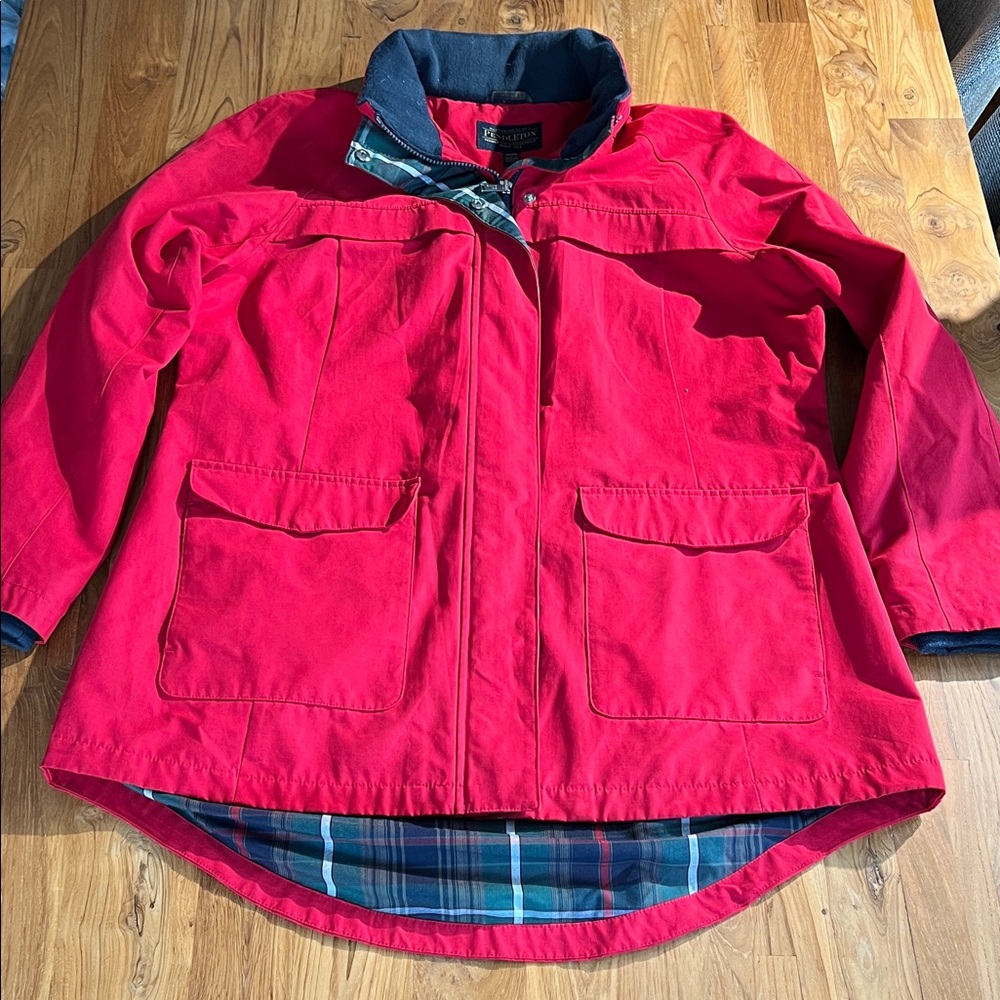 Pendleton Red chore coat